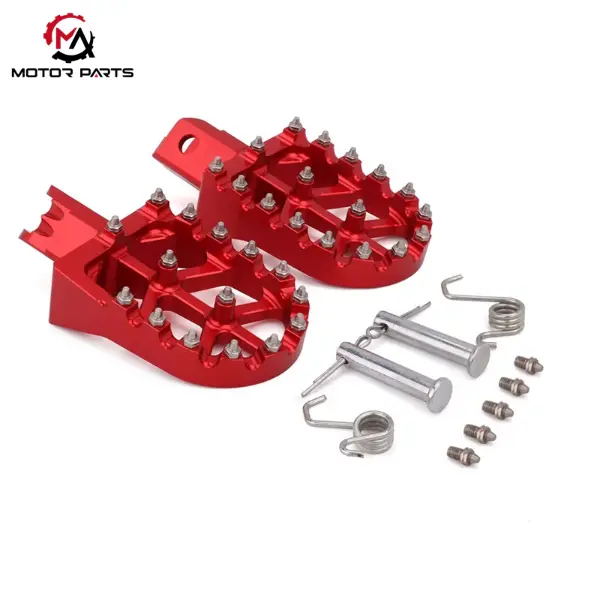 CNC алуминиумски штипки за стапала за сур-рон лесни пчели CRF150F CRF230F нечистотии за велосипеди